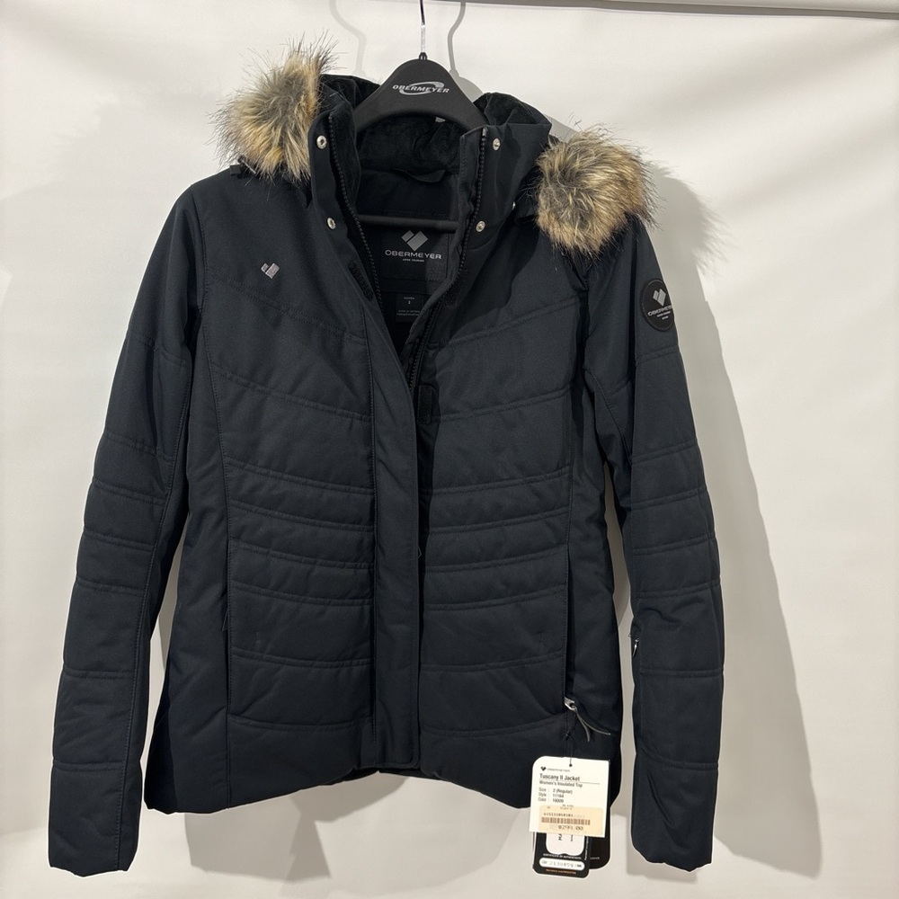 NWT Obermeyer Tuscany II jacket size 2 black retail 299